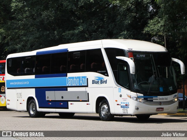 VIDA - Viação Danúbio Azul 10016 na cidade de São Paulo, São Paulo, Brasil, por João Victor. ID da foto: 7952323.