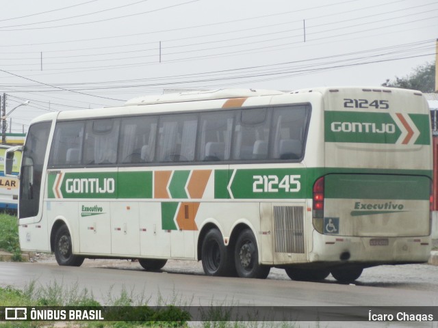 Empresa Gontijo de Transportes 21245 na cidade de Senhor do Bonfim, Bahia, Brasil, por Ícaro Chagas. Número da foto: #7954268.
