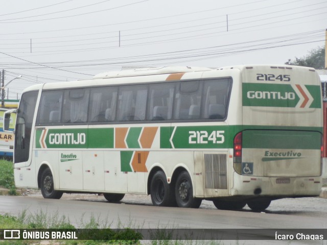 Empresa Gontijo de Transportes 21245 na cidade de Senhor do Bonfim, Bahia, Brasil, por Ícaro Chagas. ID da foto: 7954268.