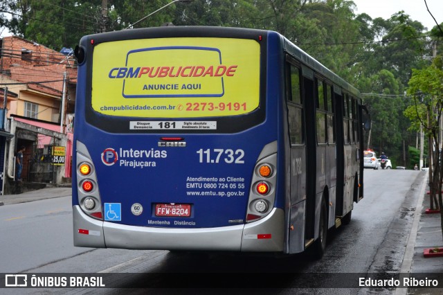 Viação Pirajuçara 11.732 na cidade de São Paulo, São Paulo, Brasil, por Eduardo Ribeiro. Número da foto: #7954292.