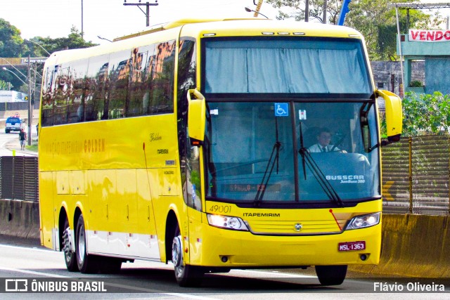 Viação Itapemirim 49001 na cidade de Resende, Rio de Janeiro, Brasil, por Flávio Oliveira. Número da foto: #7952486.