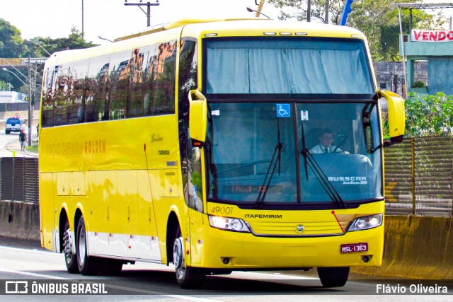 Viação Itapemirim 49001 na cidade de Resende, Rio de Janeiro, Brasil, por Flávio Oliveira. ID da foto: 7952486.