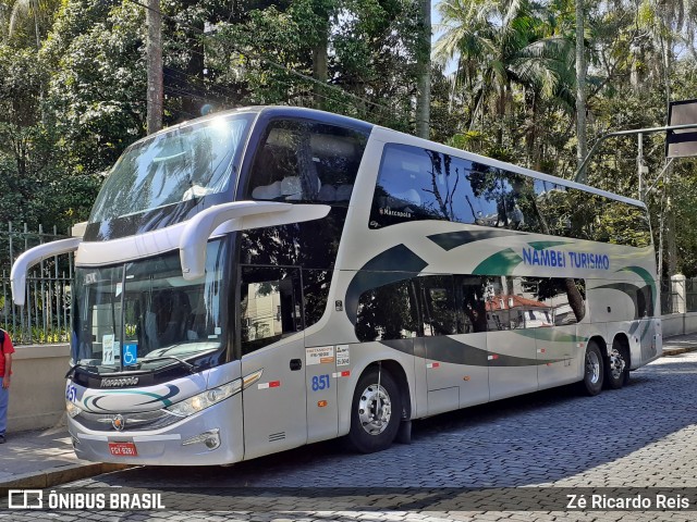 Nambei Turismo 851 na cidade de Petrópolis, Rio de Janeiro, Brasil, por Zé Ricardo Reis. ID da foto: 7953840.