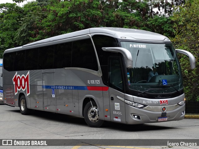 Auto Viação 1001 RJ 108.1125 na cidade de São Paulo, São Paulo, Brasil, por Ícaro Chagas. Número da foto: #7954565.