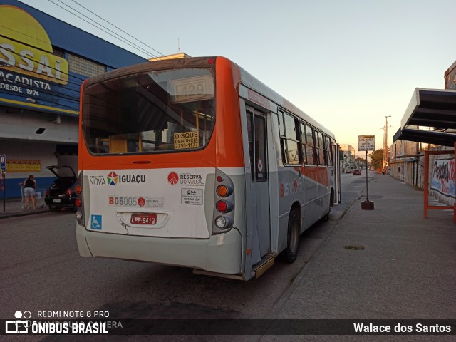 Viação Nilopolitana B05005 na cidade de Nova Iguaçu, Rio de Janeiro, Brasil, por Walace dos Santos. ID da foto: 7953184.