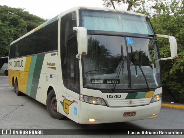 Empresa Gontijo de Transportes 11540 na cidade de São Paulo, São Paulo, Brasil, por Lucas Adriano Bernardino. ID da foto: 7953321.