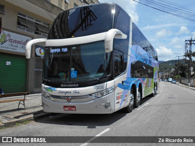 ComperTur Transportes Turísticos 12250 na cidade de Petrópolis, Rio de Janeiro, Brasil, por Zé Ricardo Reis. Número da foto: #7953825.