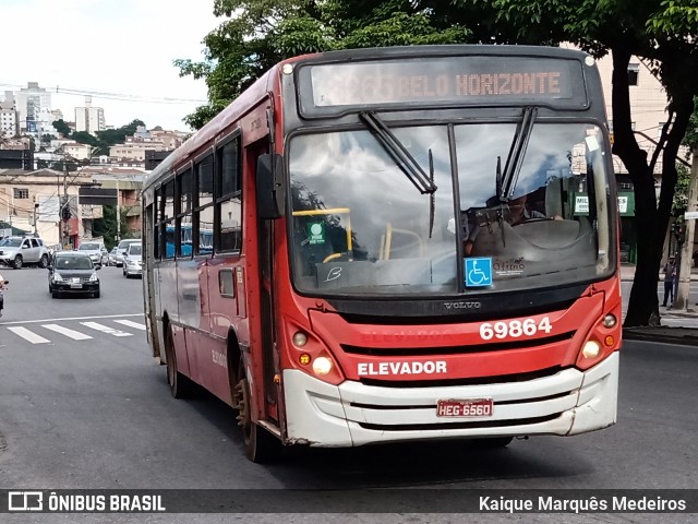 Viação Santa Edwiges 69864 na cidade de Belo Horizonte, Minas Gerais, Brasil, por Kaique Marquês Medeiros . Número da foto: #7952829.