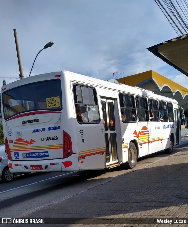 Viação Agulhas Negras RJ 169.020 na cidade de Volta Redonda, Rio de Janeiro, Brasil, por Wesley Lucas. ID da foto: 7952546.