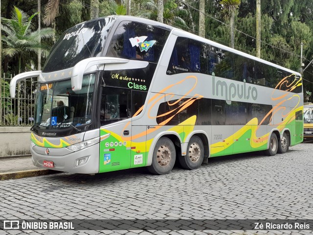 Impulso Turismo e Transportes 7200 na cidade de Petrópolis, Rio de Janeiro, Brasil, por Zé Ricardo Reis. Número da foto: #7953965.