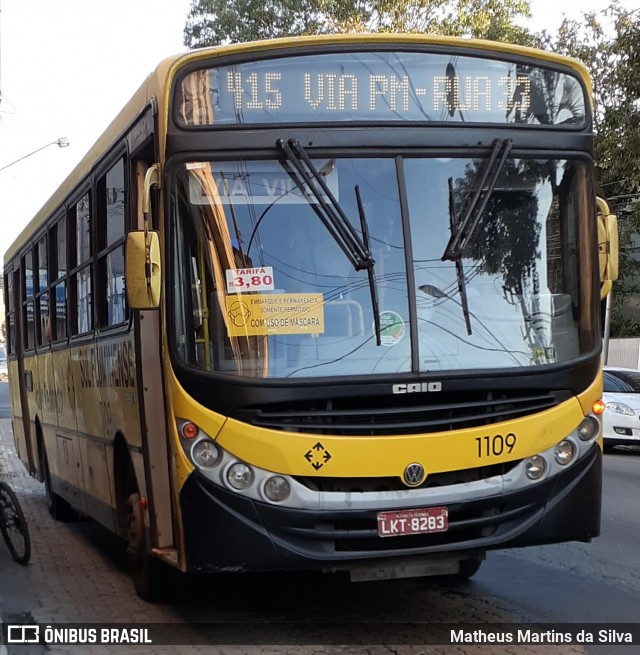 Viação Sul Fluminense 1109 na cidade de Volta Redonda, Rio de Janeiro, Brasil, por Matheus Martins da Silva. Número da foto: #7953682.