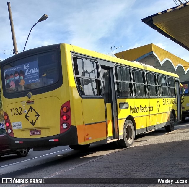 Viação Sul Fluminense 1132 na cidade de Volta Redonda, Rio de Janeiro, Brasil, por Wesley Lucas. Número da foto: #7952538.