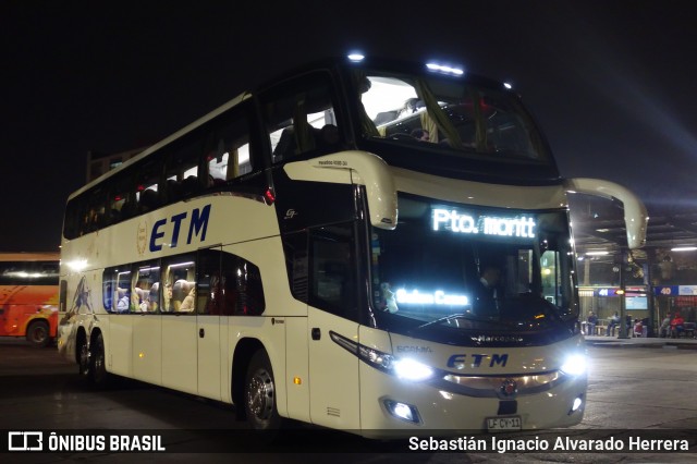 ETM - Empresa de Transporte Maullín 415 na cidade de Santiago, Santiago, Metropolitana de Santiago, Chile, por Sebastián Ignacio Alvarado Herrera. ID da foto: 7956544.