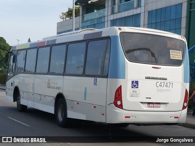 Viação Redentor C47471 na cidade de Rio de Janeiro, Rio de Janeiro, Brasil, por Jorge Gonçalves. Número da foto: #7956935.