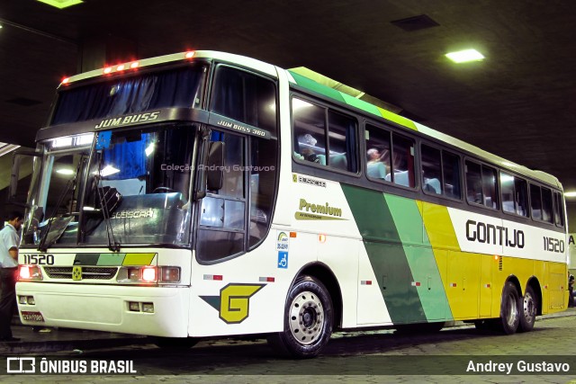 Empresa Gontijo de Transportes 11520 na cidade de Belo Horizonte, Minas Gerais, Brasil, por Andrey Gustavo. ID da foto: 7956850.