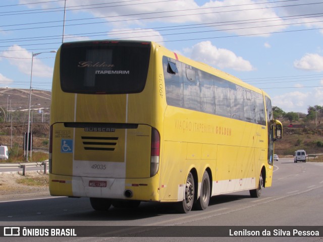 Viação Itapemirim 49035 na cidade de Caruaru, Pernambuco, Brasil, por Lenilson da Silva Pessoa. ID da foto: 7957290.