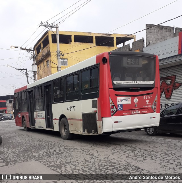 Express Transportes Urbanos Ltda 4 8177 na cidade de São Paulo, São Paulo, Brasil, por Andre Santos de Moraes. Número da foto: #7956482.