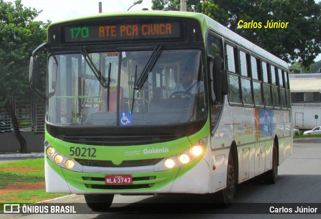 Rápido Araguaia 50212 na cidade de Goiânia, Goiás, Brasil, por Carlos Júnior. ID da foto: 7956735.