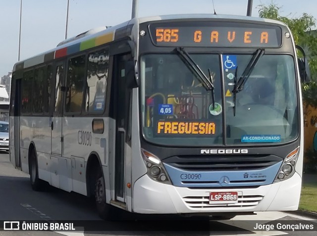 Transportes Futuro C30090 na cidade de Rio de Janeiro, Rio de Janeiro, Brasil, por Jorge Gonçalves. Número da foto: #7955616.