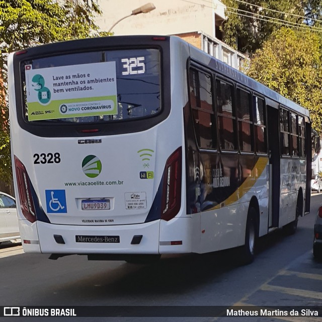 Viação Elite 2328 na cidade de Volta Redonda, Rio de Janeiro, Brasil, por Matheus Martins da Silva. Número da foto: #7958319.