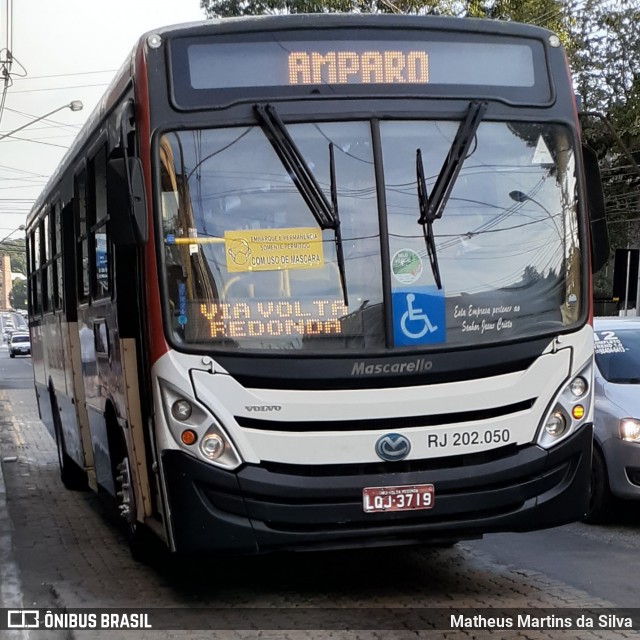 Viação Sul Fluminense RJ 202.050 na cidade de Volta Redonda, Rio de Janeiro, Brasil, por Matheus Martins da Silva. Número da foto: #7958309.