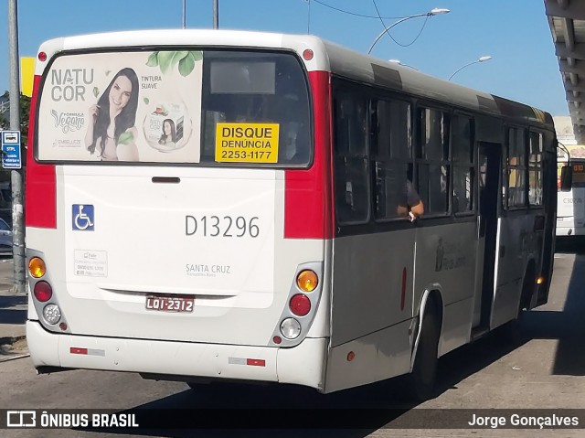 Transportes Barra D13296 na cidade de Rio de Janeiro, Rio de Janeiro, Brasil, por Jorge Gonçalves. ID da foto: 7958409.