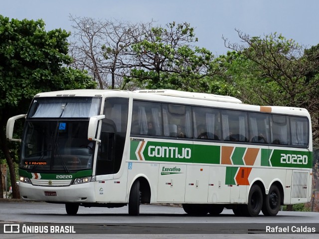 Empresa Gontijo de Transportes 20220 na cidade de Montes Claros, Minas Gerais, Brasil, por Rafael Caldas. ID da foto: 7959488.