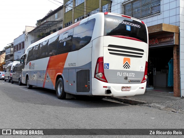 Viação Cidade do Aço RJ 174.072 na cidade de Petrópolis, Rio de Janeiro, Brasil, por Zé Ricardo Reis. Número da foto: #7959080.