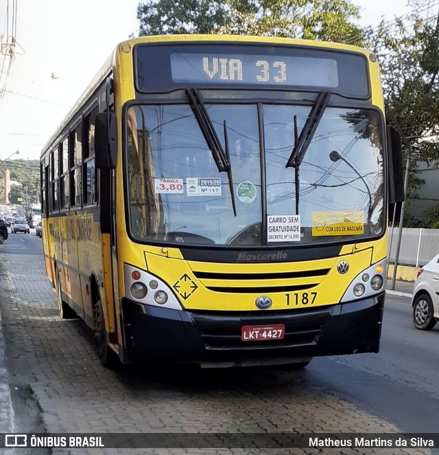 Viação Sul Fluminense 1187 na cidade de Volta Redonda, Rio de Janeiro, Brasil, por Matheus Martins da Silva. Número da foto: #7958336.