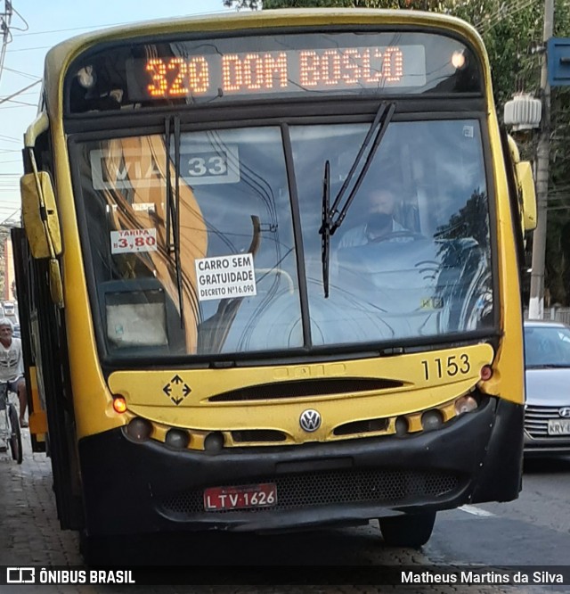 Viação Sul Fluminense 1153 na cidade de Volta Redonda, Rio de Janeiro, Brasil, por Matheus Martins da Silva. Número da foto: #7958313.