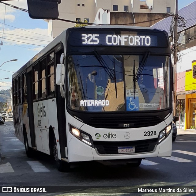 Viação Elite 2328 na cidade de Volta Redonda, Rio de Janeiro, Brasil, por Matheus Martins da Silva. Número da foto: #7958318.