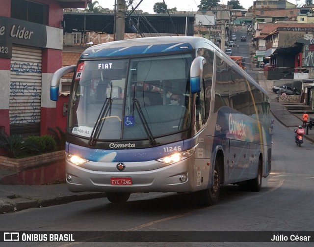 Viação Cometa 11246 na cidade de Belo Horizonte, Minas Gerais, Brasil, por Júlio César. ID da foto: 7958796.