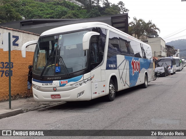 Auto Viação 1001 RJ 108.752 na cidade de Petrópolis, Rio de Janeiro, Brasil, por Zé Ricardo Reis. ID da foto: 7959382.