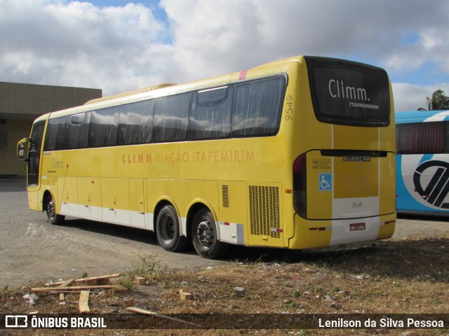 Viação Itapemirim 9549 na cidade de Caruaru, Pernambuco, Brasil, por Lenilson da Silva Pessoa. ID da foto: 7962880.