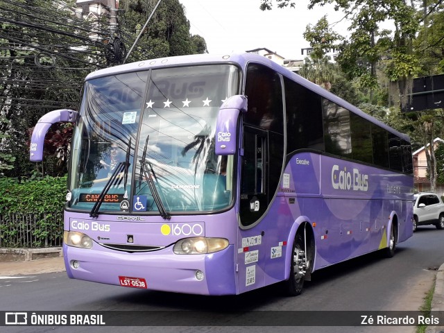 Caio Bus 1600 na cidade de Petrópolis, Rio de Janeiro, Brasil, por Zé Ricardo Reis. ID da foto: 7961609.