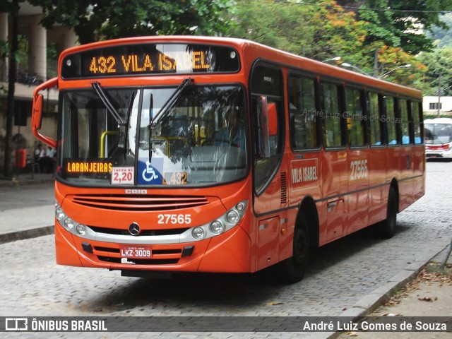 Transportes Vila Isabel 27565 na cidade de Rio de Janeiro, Rio de Janeiro, Brasil, por André Luiz Gomes de Souza. ID da foto: 7965472.