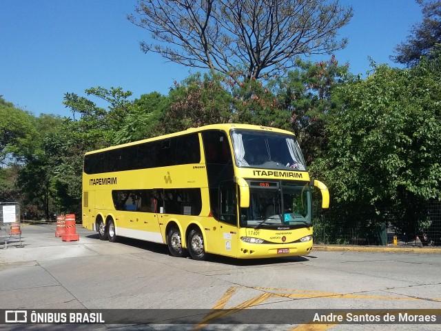 Viação Itapemirim 17401 na cidade de São Paulo, São Paulo, Brasil, por Andre Santos de Moraes. Número da foto: #7965272.