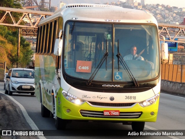 Rio Negro Fretamento e Turismo 36818 na cidade de Belo Horizonte, Minas Gerais, Brasil, por Adão Raimundo Marcelino. Número da foto: #7966603.