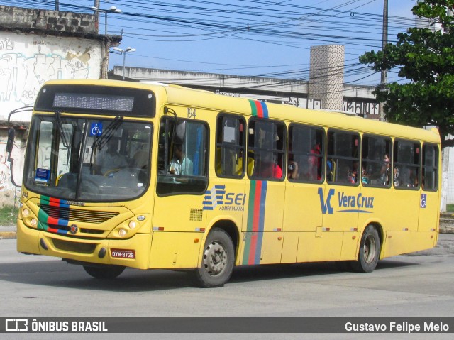 Expresso Vera Cruz 194 na cidade de Jaboatão dos Guararapes, Pernambuco, Brasil, por Gustavo Felipe Melo. ID da foto: 7964182.