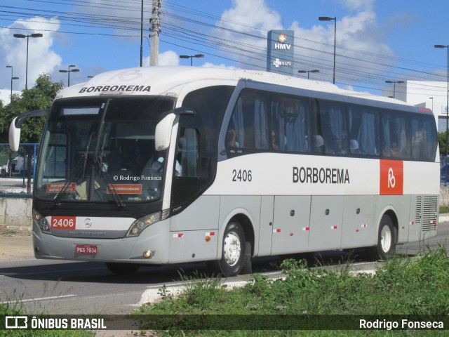 Borborema Imperial Transportes 2406 na cidade de Caruaru, Pernambuco, Brasil, por Rodrigo Fonseca. ID da foto: 7964823.