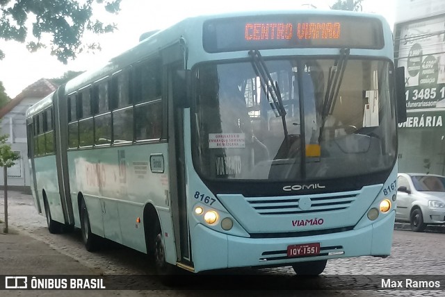 Empresa de Transporte Coletivo Viamão 8167 na cidade de Viamão, Rio Grande do Sul, Brasil, por Max Ramos. Número da foto: #7963675.