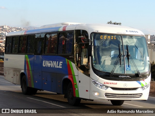 Univale Transportes F-0800 na cidade de Belo Horizonte, Minas Gerais, Brasil, por Adão Raimundo Marcelino. ID da foto: 7966141.