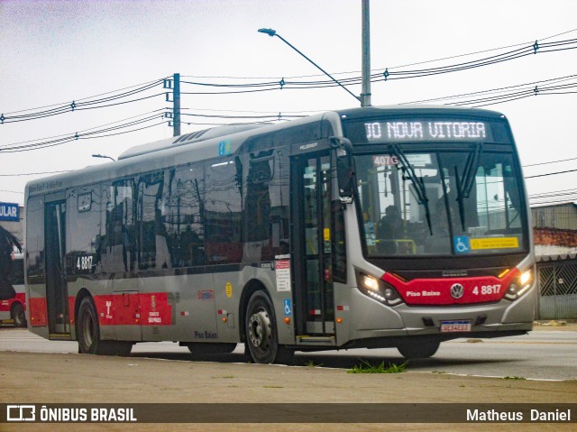 Express Transportes Urbanos Ltda 4 8817 na cidade de São Paulo, São Paulo, Brasil, por Matheus  Daniel. ID da foto: 7963749.