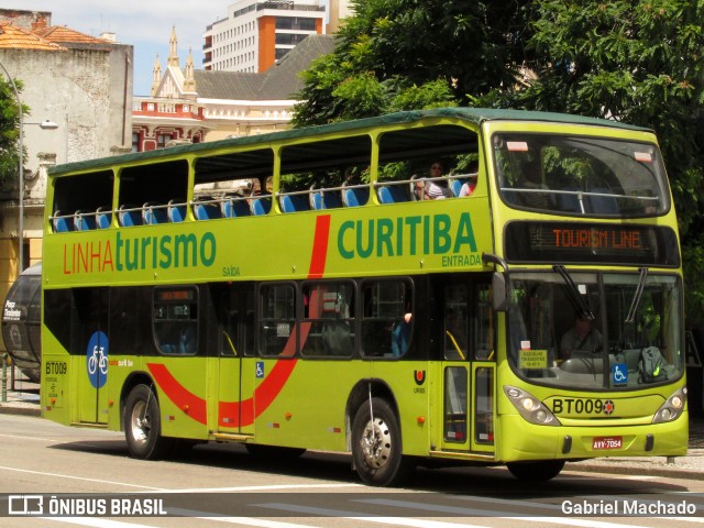 Transporte Coletivo Glória BT009 na cidade de Curitiba, Paraná, Brasil, por Gabriel Machado. ID da foto: 7963497.