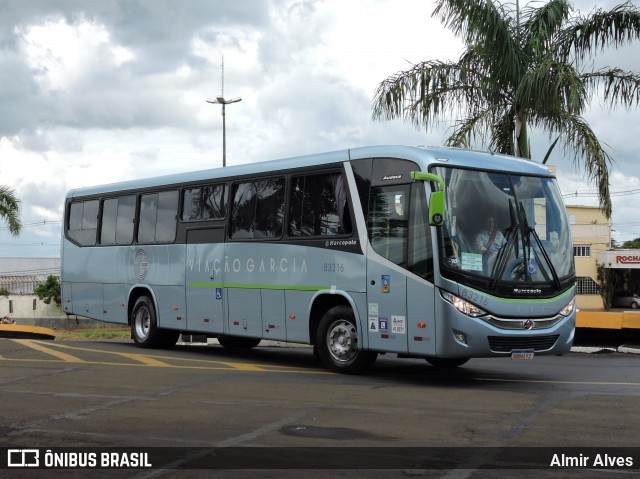 Viação Garcia 83216 na cidade de Londrina, Paraná, Brasil, por Almir Alves. ID da foto: 7965081.