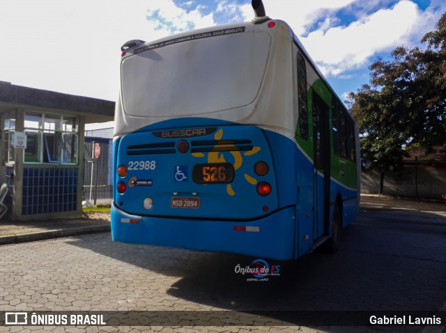 Nova Transporte 22988 na cidade de Vila Velha, Espírito Santo, Brasil, por Gabriel Lavnis. Número da foto: #7963814.