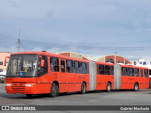 Transporte Coletivo Glória BE842 na cidade de Curitiba, Paraná, Brasil, por Gabriel Machado. ID da foto: 7963491.