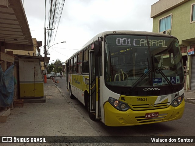 Viação Nilopolitana 05524 na cidade de Nilópolis, Rio de Janeiro, Brasil, por Walace dos Santos. Número da foto: #7966024.
