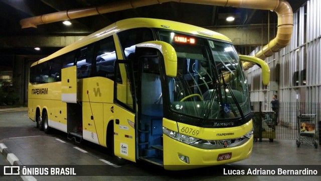 Viação Itapemirim 60769 na cidade de São Paulo, São Paulo, Brasil, por Lucas Adriano Bernardino. Número da foto: #7964853.