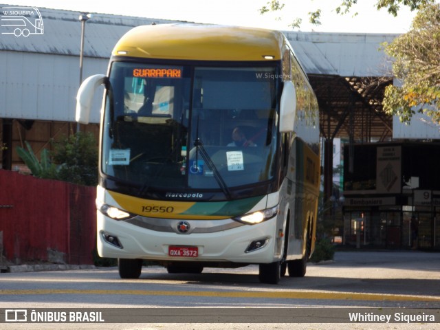 Empresa Gontijo de Transportes 19550 na cidade de Vitória, Espírito Santo, Brasil, por Whitiney Siqueira. Número da foto: #7964420.